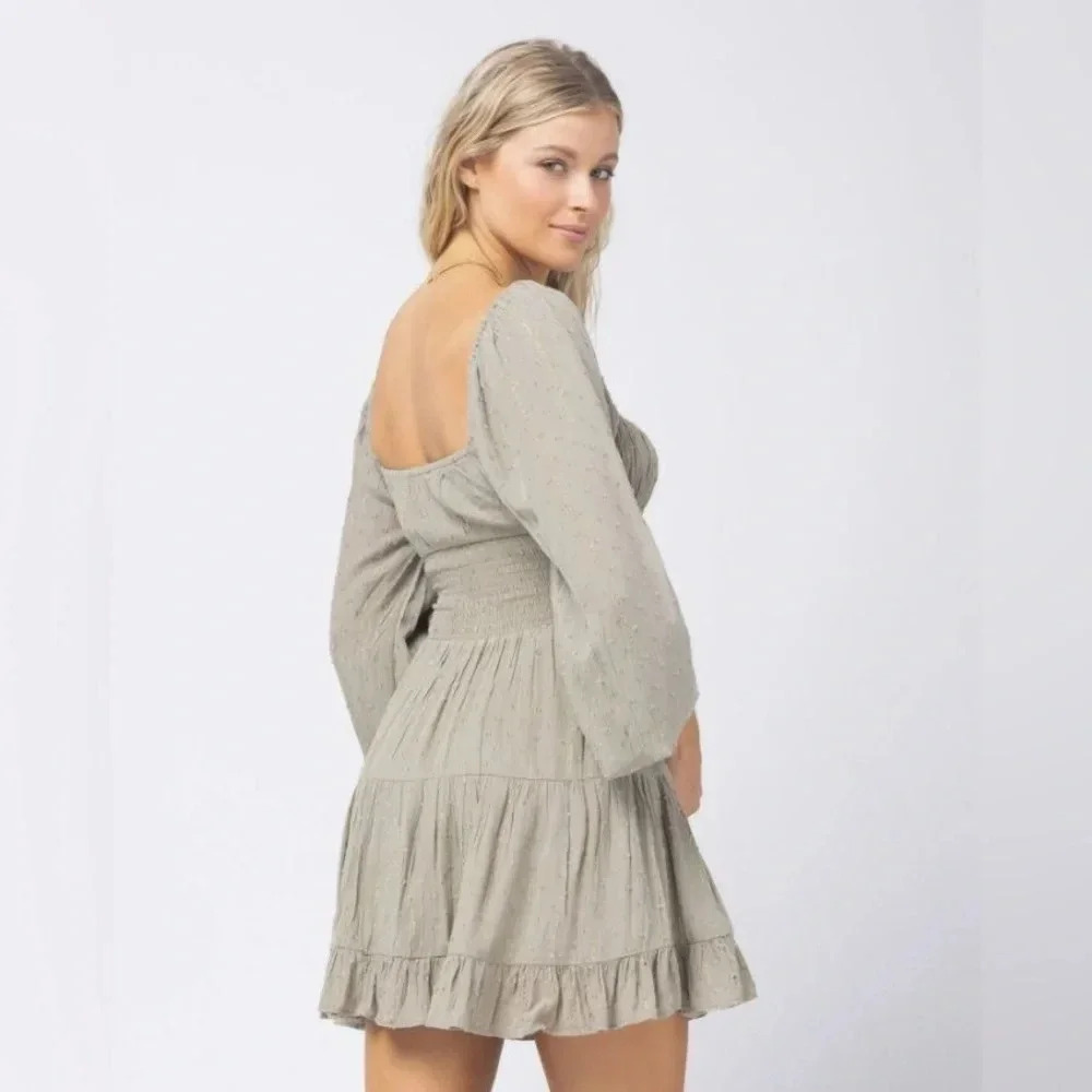L*Space Cassidy Dress, eucalyptus - Picture 7 of 11